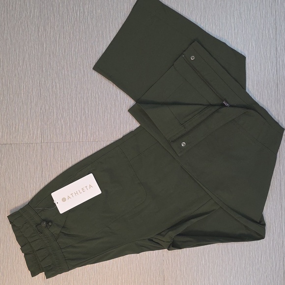 Athleta Pants - Athleta XS Trekkie Parachute Pants Aspen Olive